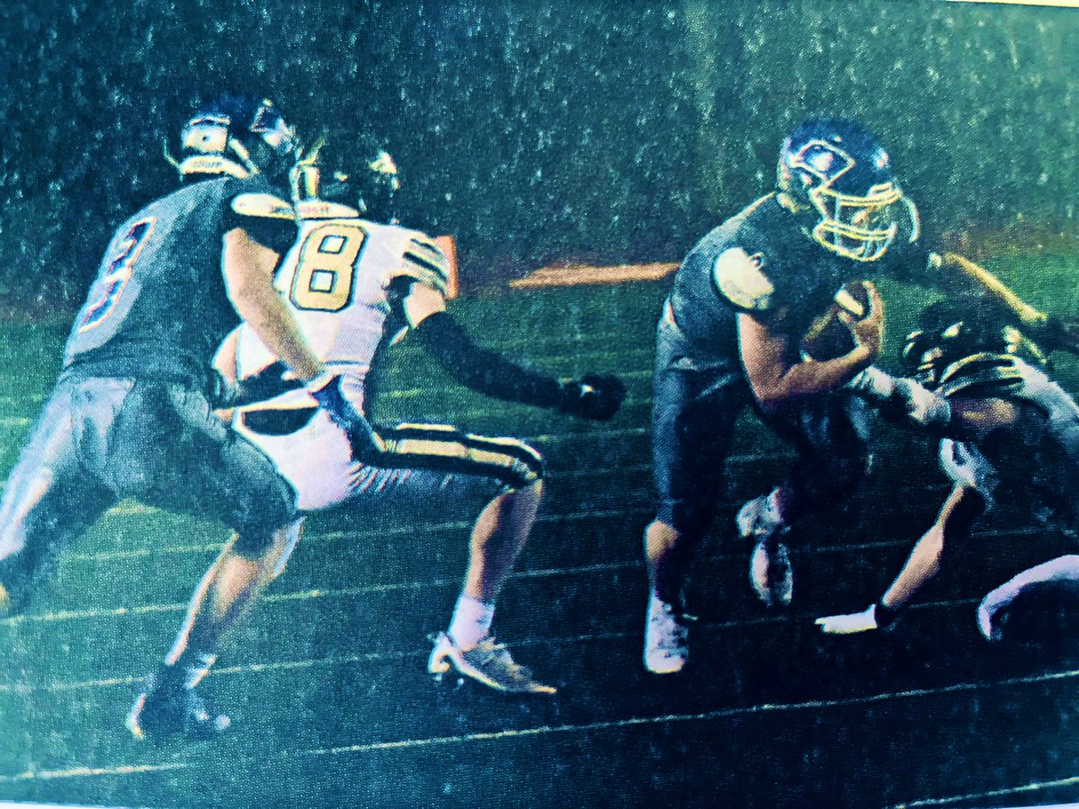 Football: Cumberland crushes North Kingstown in non-league clash.  Running backs Andy Ray &amp; Ty Troiano  helped the Clippers overcome NK 28-3. Evan Spencer scored 3 TDs &amp; Andrew Nocera returned an interception for a score. <a href="/Go_Big_Blue_CHS/">Cumberland High Athletics</a> <a href="/CHSClippersFB/">Cumberland Football</a>  <a href="/gobluechs/">Cumberland High</a>