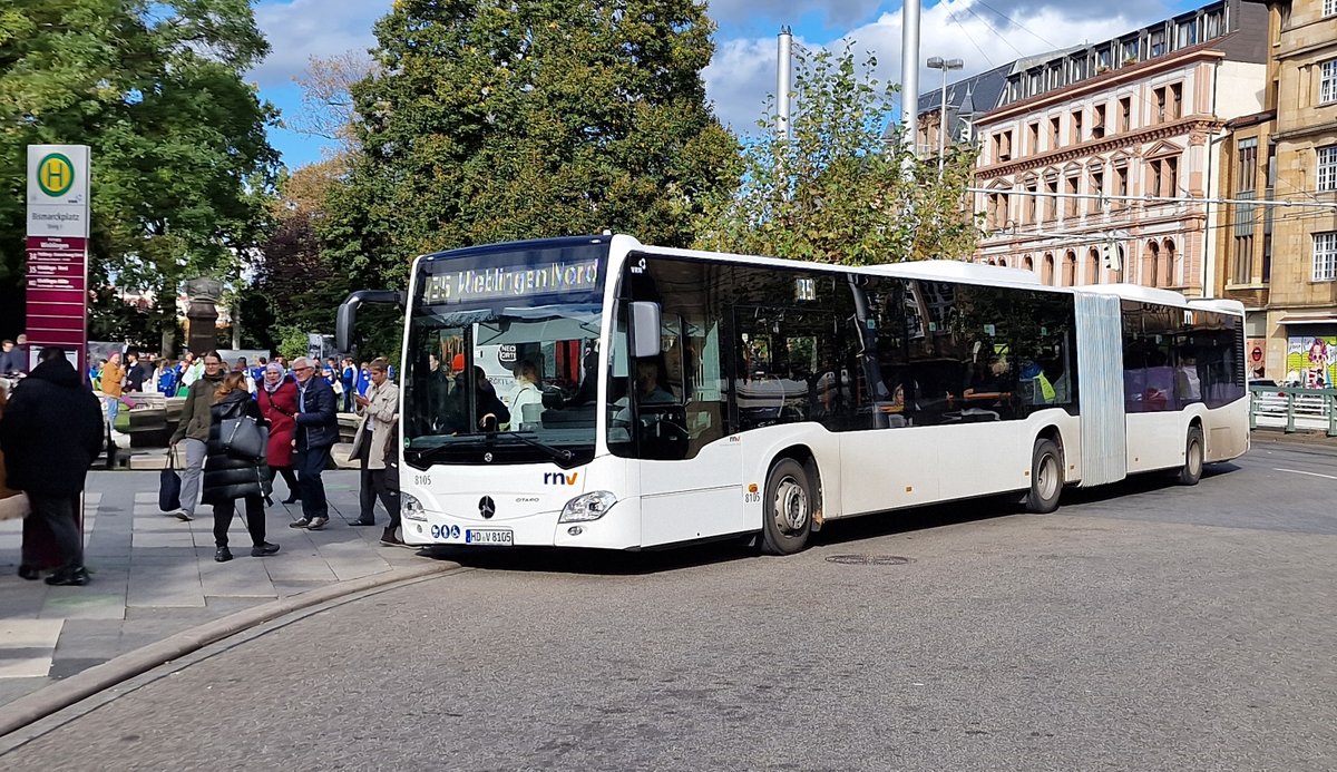 RNV #8105
HD-V 8105
EvoBus/DaimlerBuses/MercedesBenz [wie auch immer die Firma grade heisst]
O 530 G Citaro (C2)
#hiekumme #hämkumme #rnvracingteam #rnv @rnvGmbH