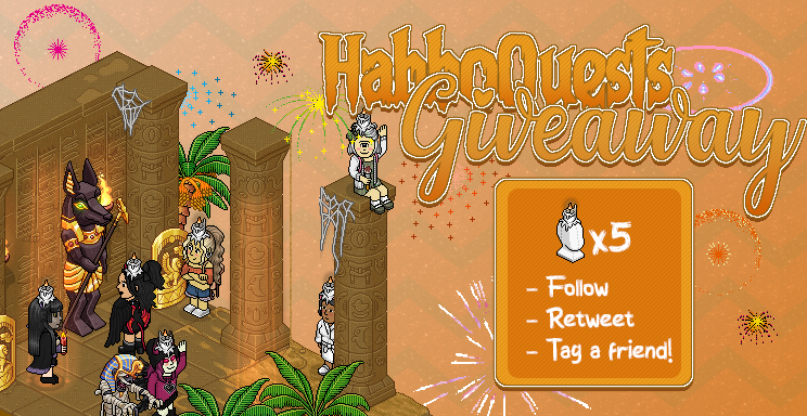 HabboQuests.co (@habboquestsweb) on Twitter photo ๐งก ๐๐๐ก๐๐๐ ๐๐๐ง ๐๐๐ฉ๐๐๐ช๐๐ฌ! ๐งก
๐ฏ๏ธ We're giving away 5 Candle Hats!
๐ฏ๏ธ Follow <a href="/HabboQuestsWeb/">HabboQuests.co</a>
๐ฏ๏ธ Tag your friends or us!
๐ฏ๏ธ Winners announced 26/10
๐๐ฉ๐ข๐ฏ๐ฌ๐ด <a href="/Habbo/">Habbo</a> ๐ง๐ฐ๐ณ ๐จ๐ช๐ท๐ช๐ฏ๐จ ๐ถ๐ด ๐ค๐ฐ๐ฅ๐ฆ๐ด ๐ต๐ฐ ๐จ๐ช๐ท๐ฆ๐ข๐ธ๐ข๐บ!
#Habbo #Habboween #HabboQuests ๐งก ๐๐๐ก๐๐๐ ๐๐๐ง ๐๐๐ฉ๐๐๐ช๐๐ฌ! ๐งก
๐ฏ๏ธ We're giving away 5 Candle Hats!
๐ฏ๏ธ Follow <a href="/HabboQuestsWeb/">HabboQuests.co</a>
๐ฏ๏ธ Tag your friends or us!
๐ฏ๏ธ Winners announced 26/10
๐๐ฉ๐ข๐ฏ๐ฌ๐ด <a href="/Habbo/">Habbo</a> ๐ง๐ฐ๐ณ ๐จ๐ช๐ท๐ช๐ฏ๐จ ๐ถ๐ด ๐ค๐ฐ๐ฅ๐ฆ๐ด ๐ต๐ฐ ๐จ๐ช๐ท๐ฆ๐ข๐ธ๐ข๐บ!
#Habbo #Habboween #HabboQuests