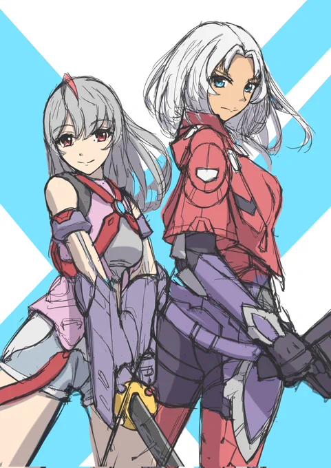 エルマさんとマイアバちゃん wip