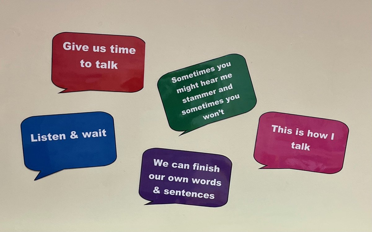 Today is International Stammering Awareness Day #ISAD

Did you know:
➡️ 3-18% of the population stammer
➡️ STSFT Speech and Language Therapy Team support children, young people and adults who stammer.
➡️ This is what children who stammer want you to know about their talking 👇