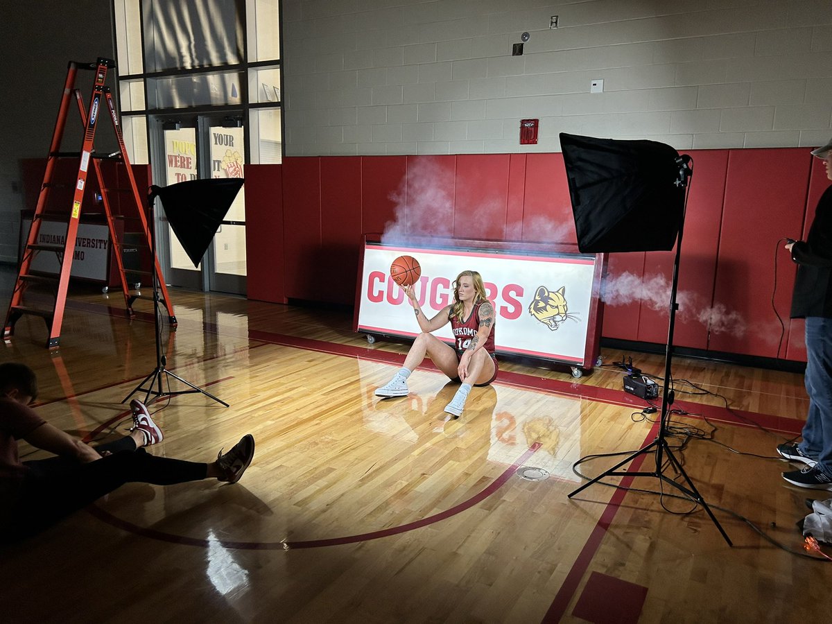 IUKWBB's tweet photo. Media Day shenanigans. 
Excited for our season! https://t.co/xgZ8B6iRPH