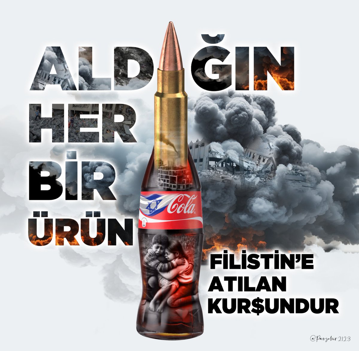 Alma ölmezsin,
Alırsan öldürürsün.

#PalestinianGenocide
Suça Ortak Olma

⬇️