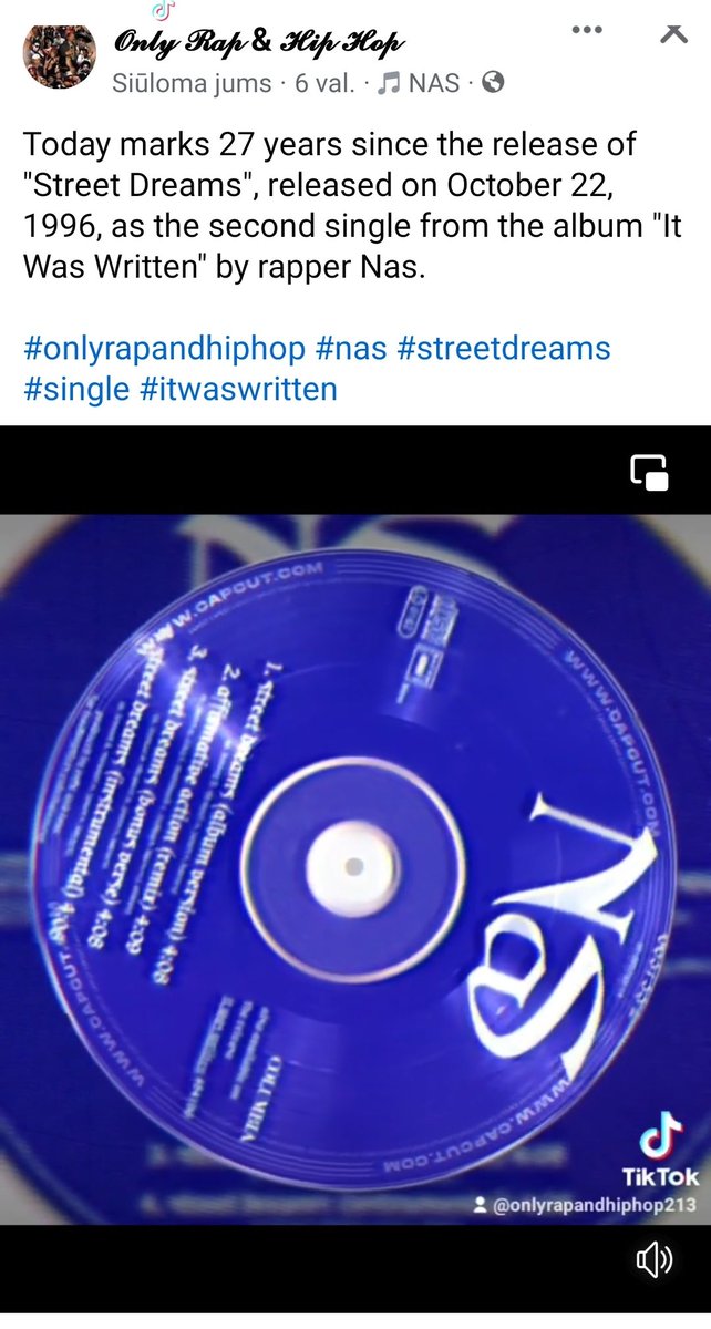#nas #nasirjones #streetdreams #hiphop #1996 #rap