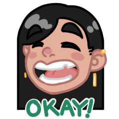 pachiku13's tweet photo. [1/2] - Her Most Iconic Expressions. 

Made some react stickers as a surprise for my sister! https://t.co/uhbkU4yeAc