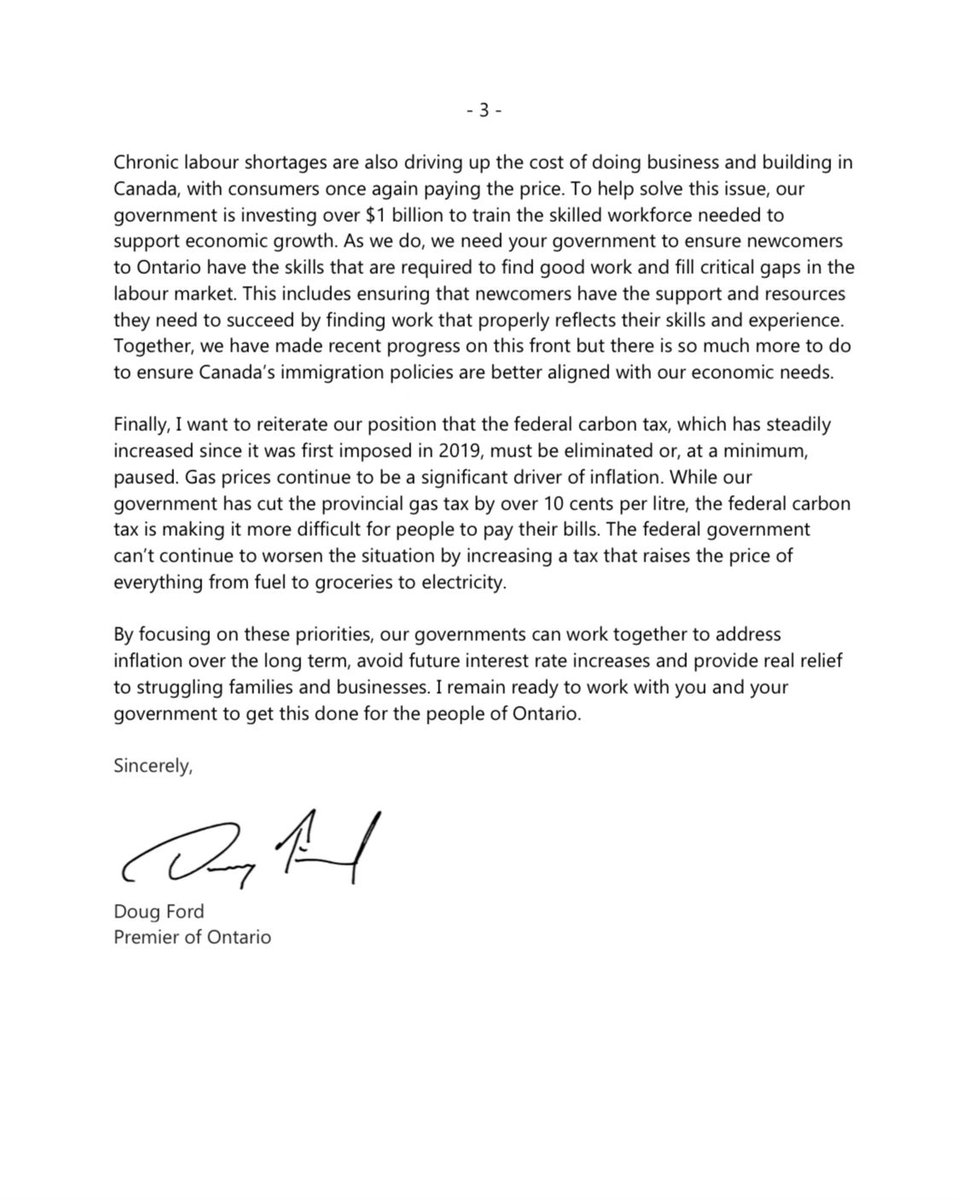 Doug Ford tweet media