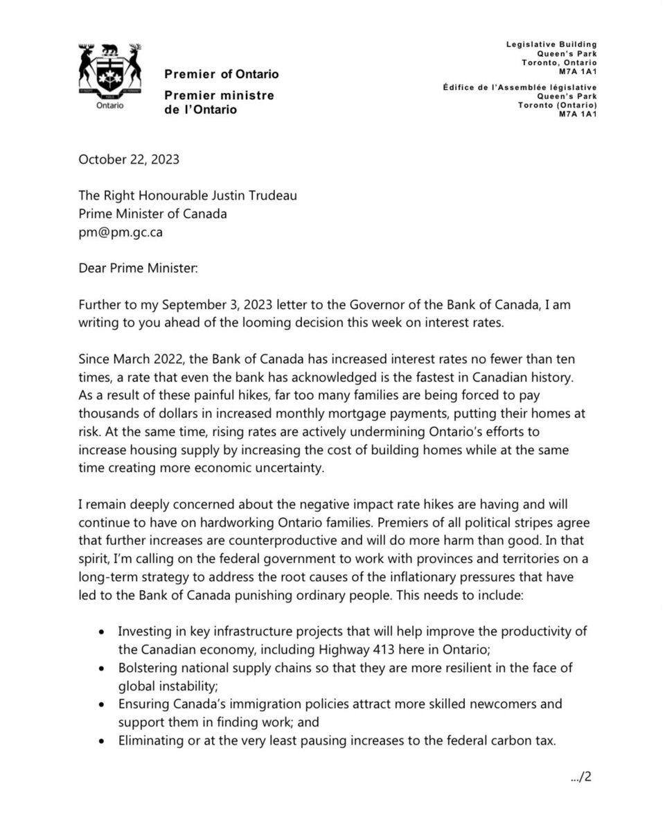 Doug Ford tweet media