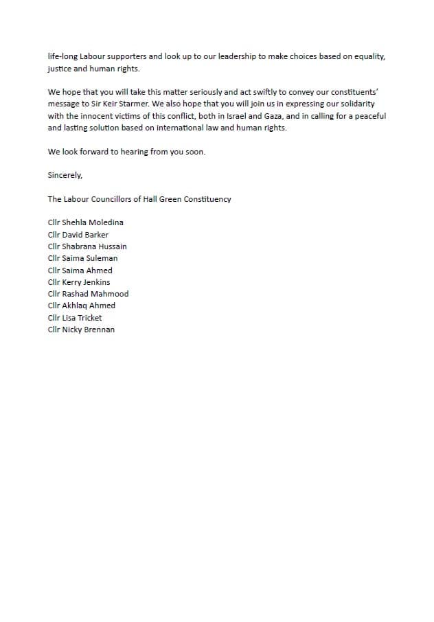 Cllr Kerry Jenkins🌹 (@cummins23) on Twitter photo I have joined fellow Labour councillors in HG calling on <a href="/TahirAliMP/">Tahir Ali MP</a> to make representation on behalf of our residents, to seek an apology from <a href="/Keir_Starmer/">Keir Starmer</a> for comments made and to call for a ceasefire in the Middle East to prevent further loss of innocent lives. #CeasefireNOW I have joined fellow Labour councillors in HG calling on <a href="/TahirAliMP/">Tahir Ali MP</a> to make representation on behalf of our residents, to seek an apology from <a href="/Keir_Starmer/">Keir Starmer</a> for comments made and to call for a ceasefire in the Middle East to prevent further loss of innocent lives. #CeasefireNOW