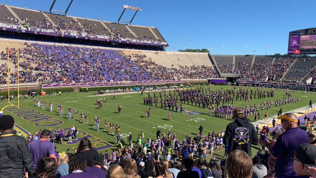 Had a great game day visit yesterday. Thank you <a href="/ECUPiratesFB/">ECU Football</a>