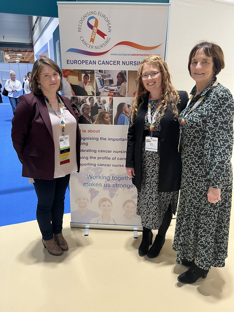 Fabulous networking opportunities at #EONS16 for Nurses in Oncology. Delighted to catch up with these 2 amazing women here @druryal and @FurlongEileen 🇮🇪 #ESMO23