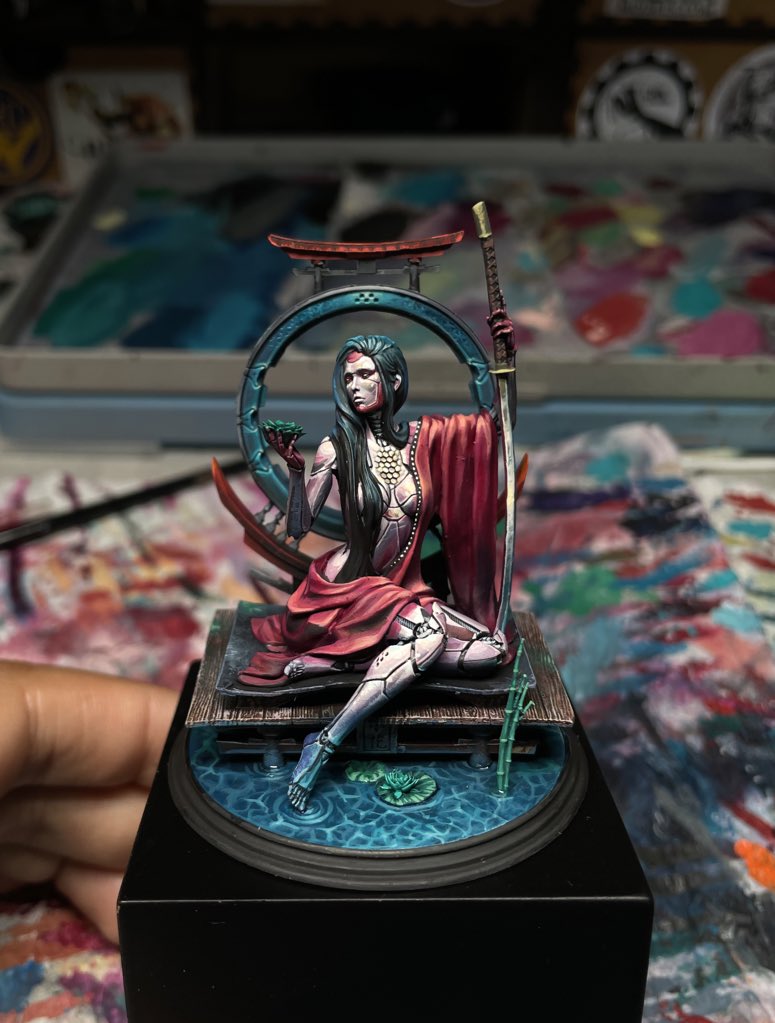 chk_toni's tweet photo. Another figure done for MSS show next Month. Still messing few details and go!
#modelism #figurepainter https://t.co/vo24FnayBx