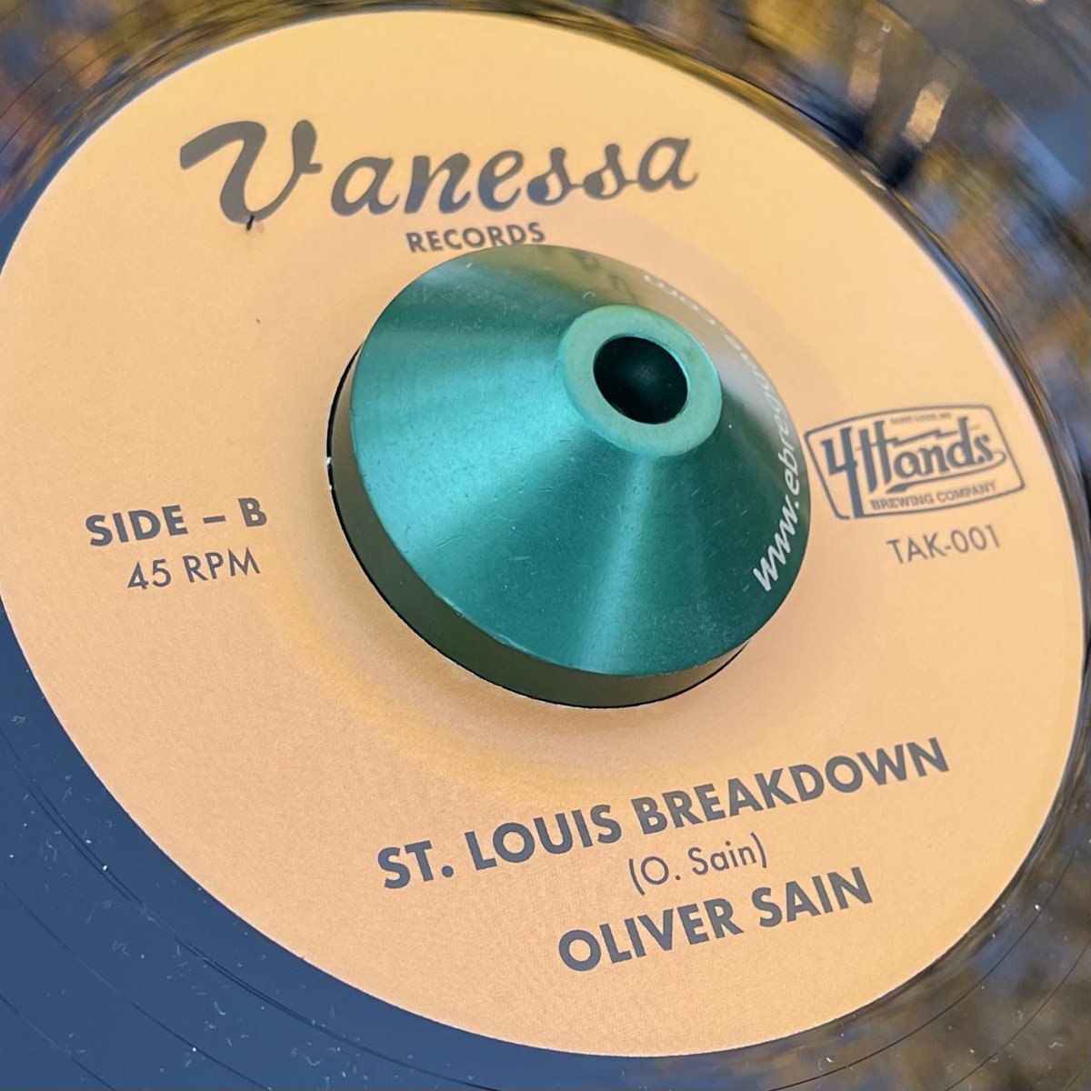 Oliver Sain — I love having his music in my DJ set. Last night I played a private party with several local artists —Kevin Koehler, Adam Gaffney, and Gentl3men [sic]. #StLouisBreakdown