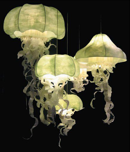 lavieestbelIe's tweet photo. Jellyfish lighting by Geraldine Gonzalez https://t.co/yoMzHnX3Mv