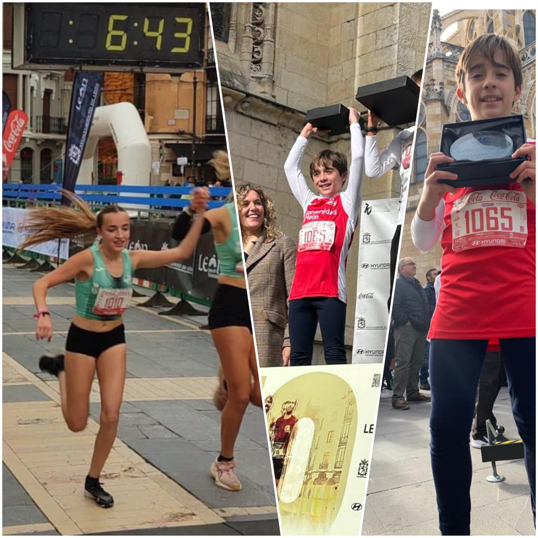 CCVirgenBlanca's tweet photo. Damos la #enhorabuena a Sara Centeno y a Martín Vizcaíno por los premios conseguidos.🏃🏻🏃🏼♀️
@leon10km #2km #CunadelParlamentarismo
#10KMLeón2023 #CorreEnLeon #CarrerasPopulares #leonesp
#HábitosSaludables #VidaActiva #ConElDeporte @LeonAyto #CCVirgenBlancaLeón @FundEducere https://t.co/BpUoEQA5GG