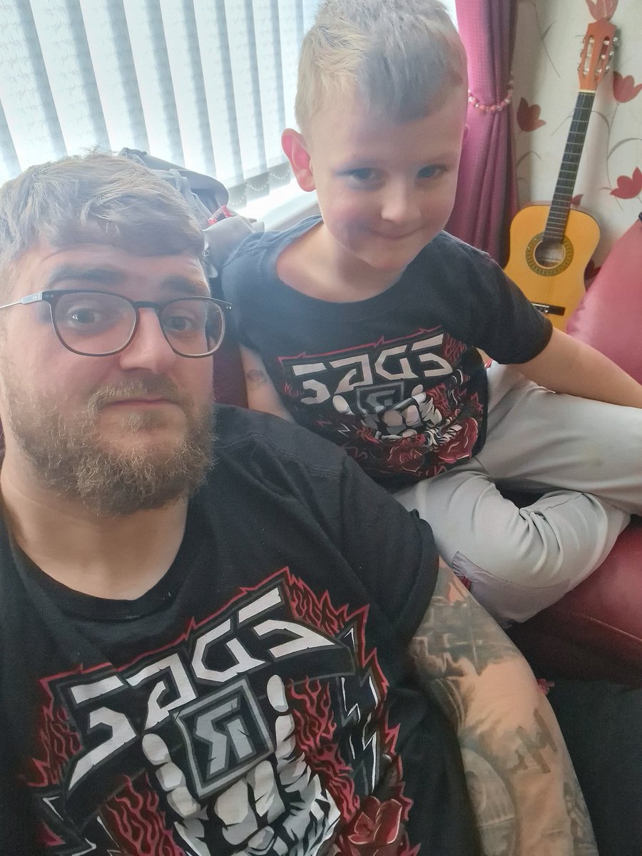 Bob_Rix7's tweet photo. Dad and Lad in our @EdgeRatedR tops! #ratedR #suppppeeerrrstarrrrrrr #edge #adamcopeland #wwe #aew https://t.co/lQL2OkIxru