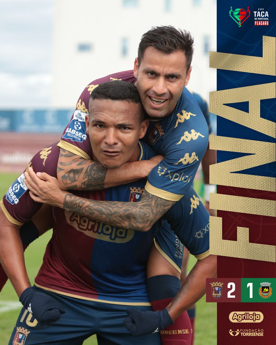 scu_torreense's tweet photo. 𝗔 𝗙𝗲𝘀𝘁𝗮 𝗱𝗮 𝗧𝗮𝗰̧𝗮 𝗲́ 𝗻𝗼 𝗠𝗮𝗻𝘂𝗲𝗹 𝗠𝗮𝗿𝗾𝘂𝗲𝘀! ⏭️🏆
#SCUTRAFC | ⏹️ Deixámos para trás o Rio Ave e estamos na próxima fase da "Prova Raínha"! 👑
𝙊 𝙊𝙍𝙂𝙐𝙇𝙃𝙊 𝘿𝙊 𝙊𝙀𝙎𝙏𝙀 𝙎𝙊𝙈𝙊𝙎 𝙉𝙊́𝙎! 🔵🔴
⚽ Tassano
⚽ Welthon
#PaixãoAzulGrená https://t.co/jPi8tmyiKe