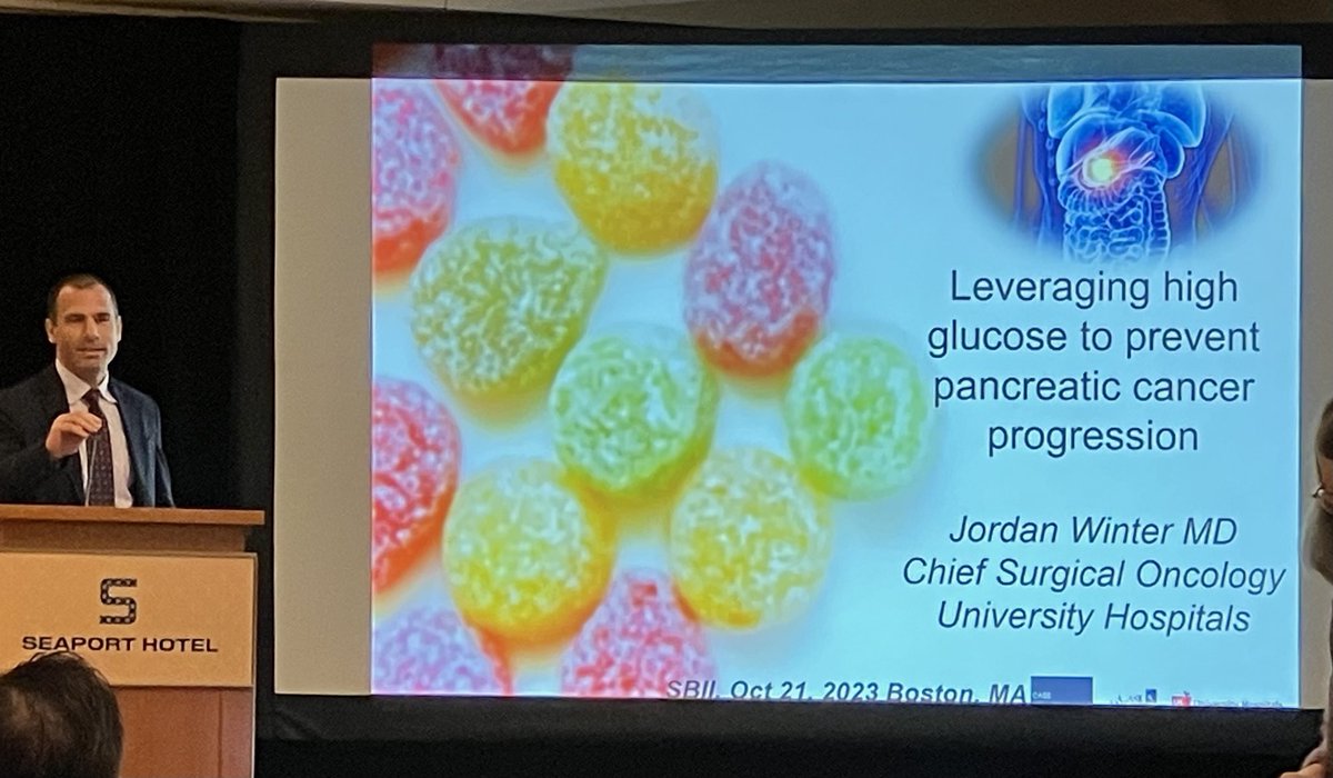 ⁦@FlavioRochaMD⁩ and ⁦@JordanMWinterMD⁩ present updates on cholangiocarcinoma and pancreatic cancer at Surgical Biology Club II ( SBC II)