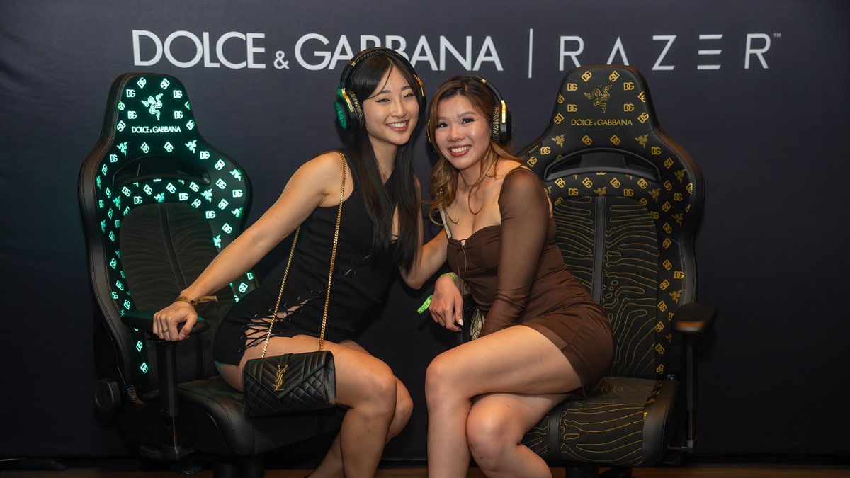 Razer's tweet photo. Last night was one to remember. Thank you to everyone that celebrated with us at the @DolceGabbana | Razer Party hosted by @OfflineTV 🎉. https://t.co/LL5MMc2HOf