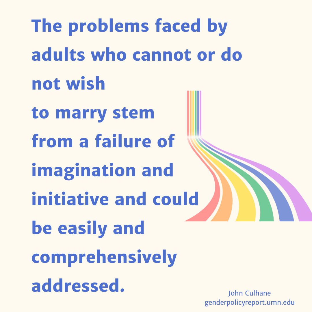 Have you heard of Colorado's DBA law? “the DBA law allowed any two adults to pick and choose the rights and obligations they wanted to provide to each other” - <a href="/johnculhane/">John Culhane</a>

#LGBT #queer #LGBTHistoryMonth

 genderpolicyreport.umn.edu/beyond-marriag…