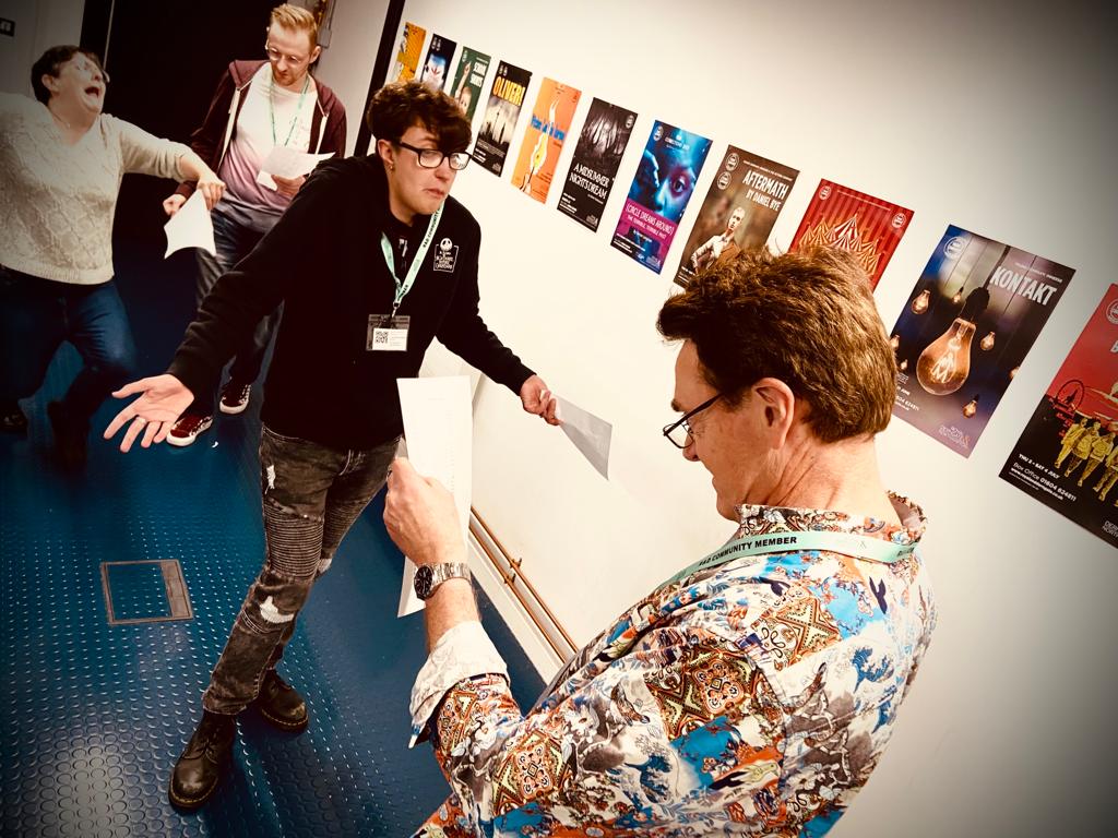 RoyalDerngate's tweet image. Our Actors Company are back in action in the Vulcan Works, exploring the world of murder mystery. 2024 might prove to be a thrilling, murder mysterious year for our community group...  🔎