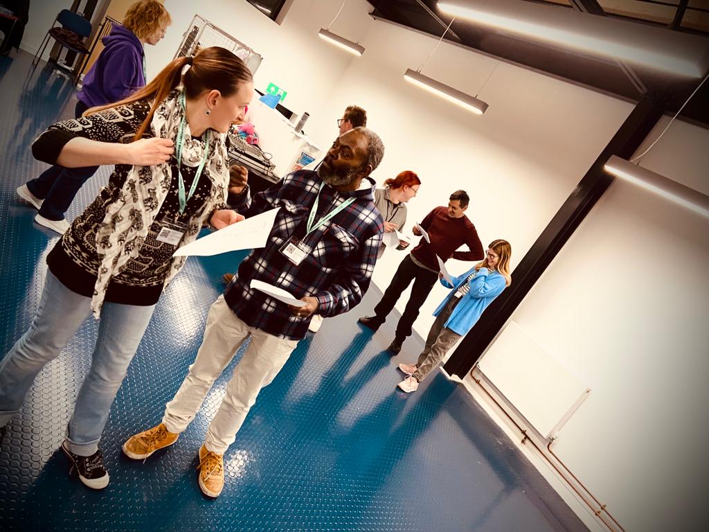 RoyalDerngate's tweet image. Our Actors Company are back in action in the Vulcan Works, exploring the world of murder mystery. 2024 might prove to be a thrilling, murder mysterious year for our community group...  🔎