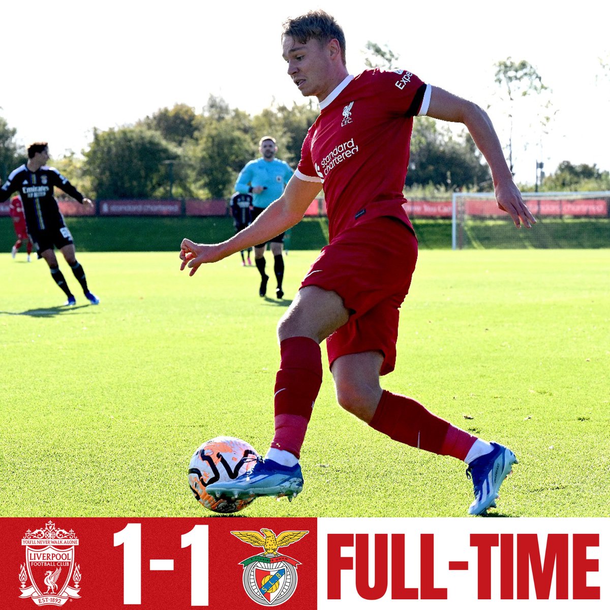 It finishes level at the Academy. 

#LFCU21s | #PLIC