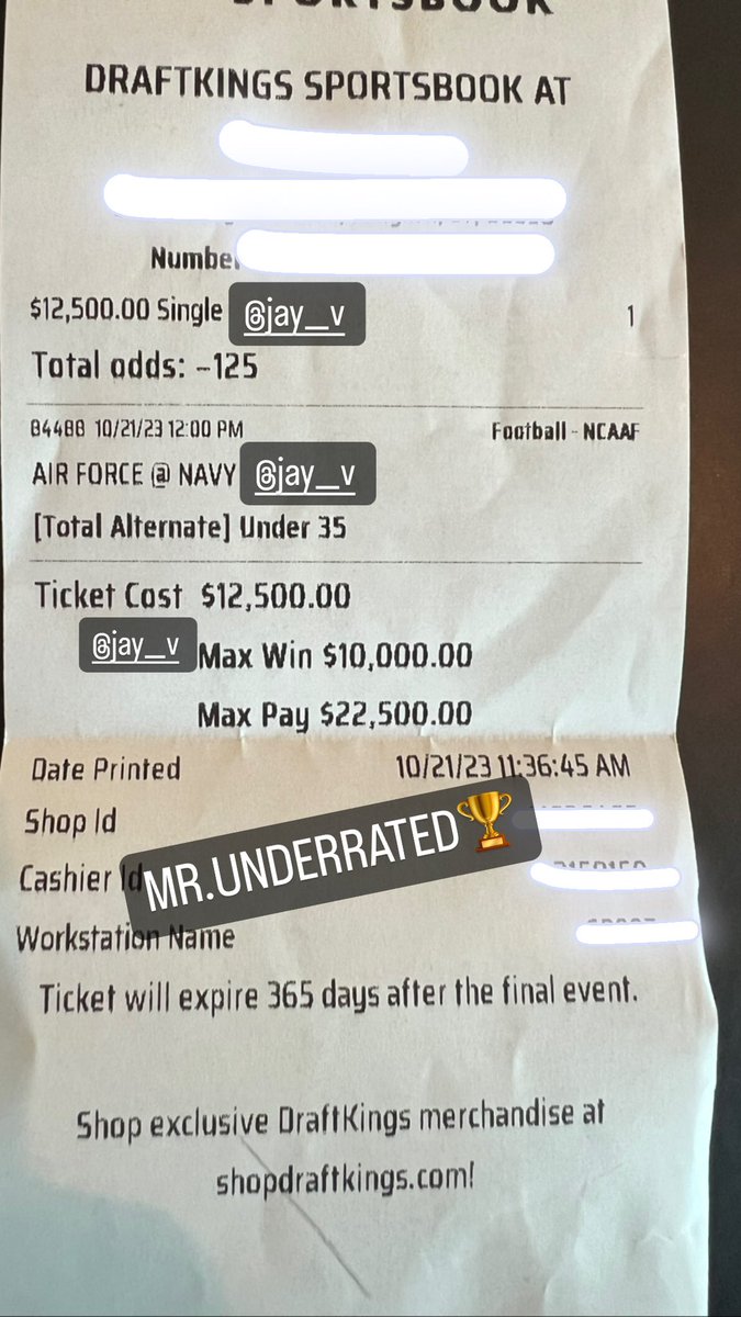 jay__v12's tweet image. beyond grateful to have been able to help so many people yesterday 🙌

congrats to everyone that got my college football plays yesterday, this was just one of many winners💰✅

helping a lot of people make a lot of money has truly been amazing