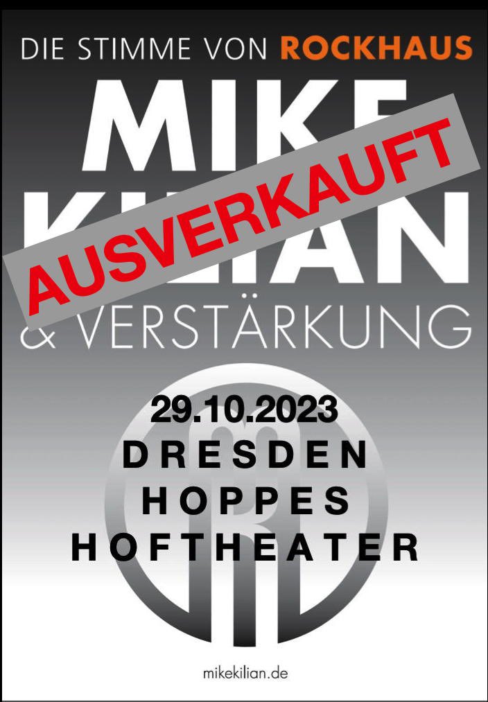 kilianmike's tweet photo. Nächstes Wochenende geht’s nochmal mit „OST ROCK Classic“ nach Erfurt und mit „Mike Kilian & Verstärkung“ nach Dresden 🤗 Beide Shows AUSVERKAUFT….fantastisch 😎 #ost #rock #classic #erfurt #alte #oper #mike #kilian #und #verstärkung #dresden #hoppes #hoftheater #ausverkauft https://t.co/8fdBZyEJLL