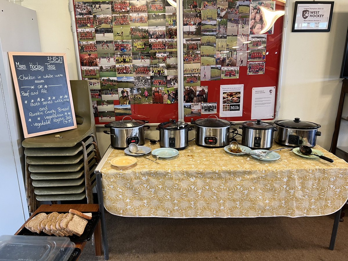DServicesTeas's tweet photo. Another successful day at home, made even more special by our chefs. Wonderful selection of food throughout the day for all the teams and officials today.A former chef enjoyed it too @hockeymatchteas @HockeyWestUK @WestHockeyOfcls @DevonHockey @HockeyCornwall https://t.co/uCtSvYpx4z