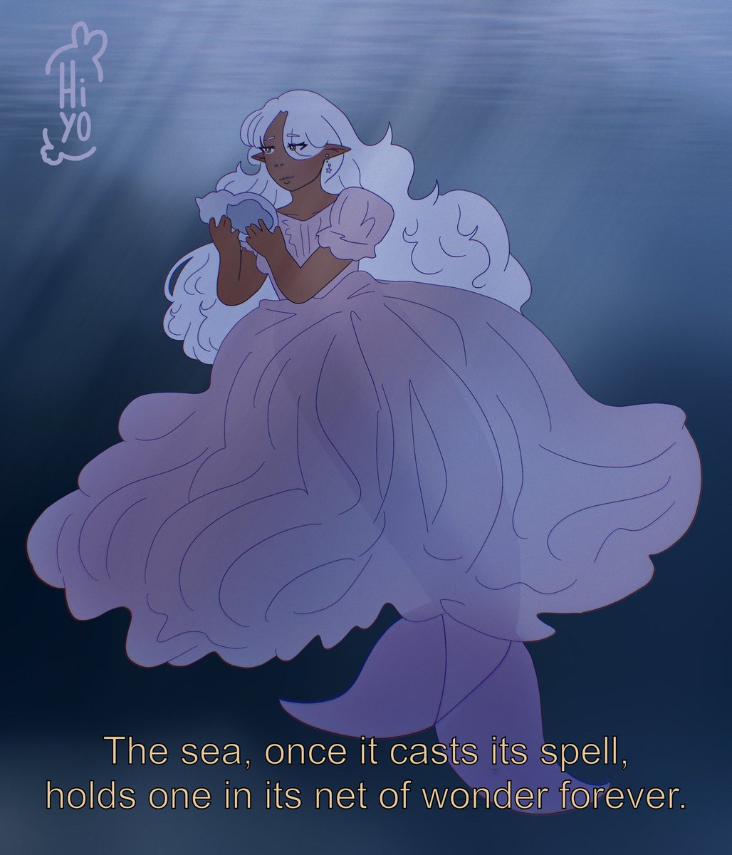 sunnyminibee's tweet photo. Forgot to post that cute mermaid princess like sea witch!! Hope you like her ahah https://t.co/C4v9Eugiag