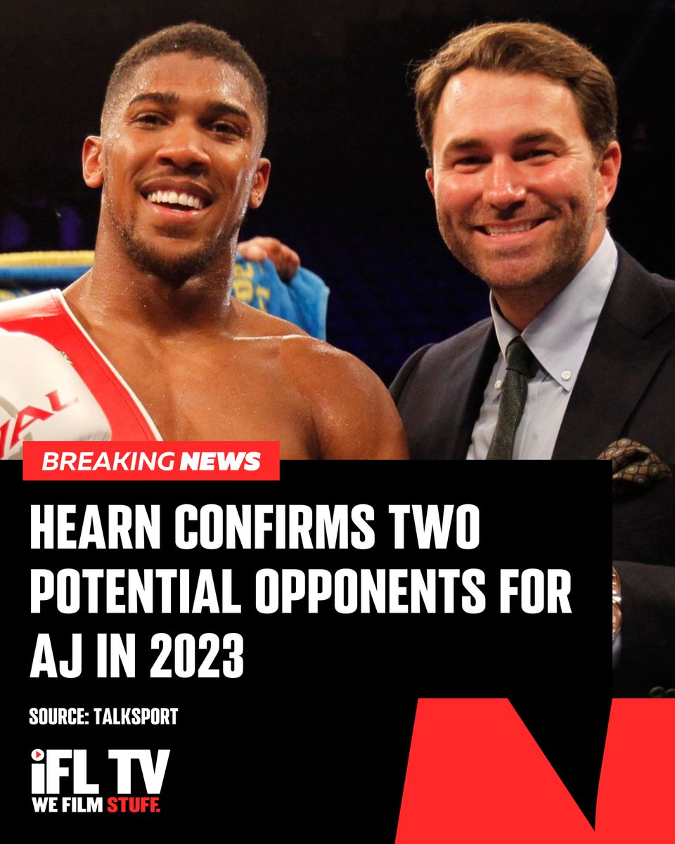 IFLTV's tweet image. HEARN TARGETS ZHANG &amp;amp; KABAYEL FOR AJ ‼️

Eddie Hearn has claimed that he is looking at Zhilei Zhang and Agit Kabayel as potential opponents for Anthony Joshua in December 👀 

Do you think AJ beats both? 🤔 

#AnthonyJoshua | #EddieHearn | #BoxingNews
