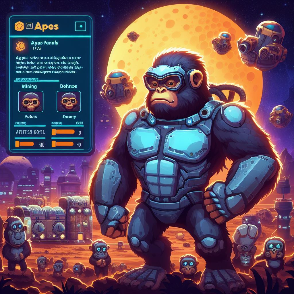 apeofmars's tweet photo. How do you like your apes? 
Cute, fierce, funny, or something else?
#apeofmars wants to see your imagination run wild. 

Design your own ape for our #NFT #game and get a surprise power from us. Don’t miss this chance to be part of the #aomcommunity https://t.co/pOLRsgmUdh