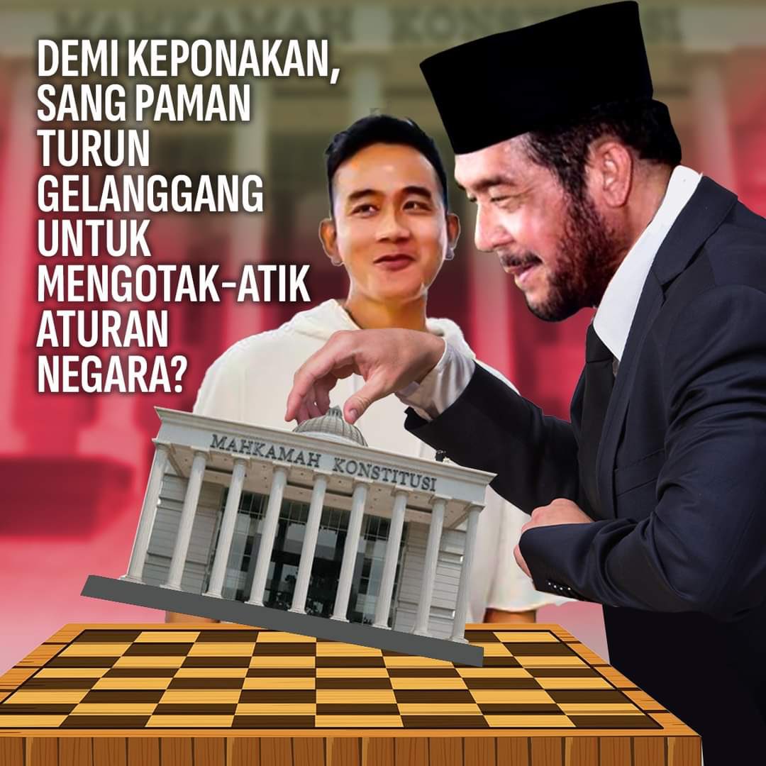 GERAKAN UNFOLLOW BESAR2AN KEPADA ORANG INI.

KITA SUDAH CAPAI BELAIN MATI2AN ORANG INI DARI ISSUE ; SOPIR ANDONG, PKI. IJAZAH PALSU, REZIM PRO OSENG DLL.

SEKARANG MALAH JADI SATU DENGAN YG BIKIN ISSUE.

RETUIT KERAS GAESSS‼️