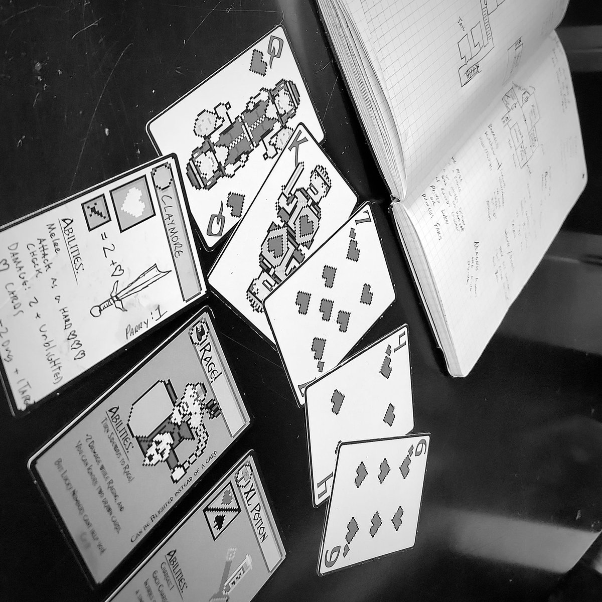 Gambit_RPG's tweet photo. The character Anna from last night's game.

She and her team of thieves
ended up stopping a plot to overthrow the kingdom.

What 5 cards would you choose? How would your hand change the fate of the game?

#GambitRPG #Pixelart #TTRPG #dnd #GameMaster #Boardgame #cardgame #roleplay https://t.co/qqFcEKHg0F