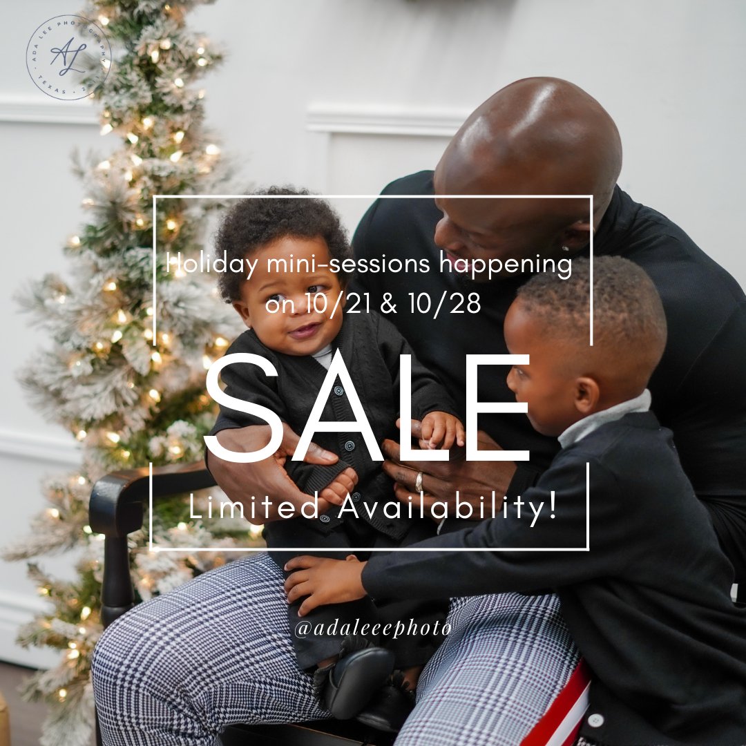 adaleephoto's tweet photo. Is it time to update your family album? Grab your spot in our portrait sale for stunning, timeless memories.
.
.
.
#Dallas photographer #Dallas family photographer #photographer near me #Plano photographer #Plano family photographer #Plano Family Photographer #highland park photo https://t.co/TRWyTTQVIT