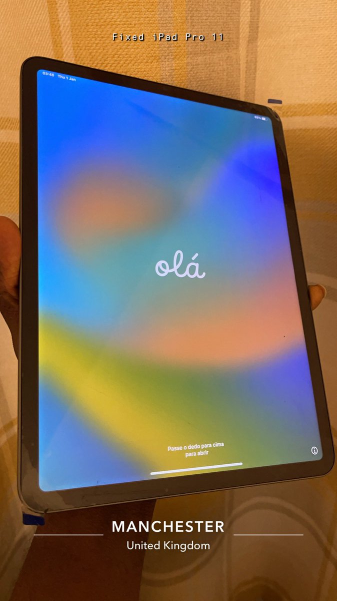 FoneRepairGuy's tweet photo. Apple iPad Pro 11 2022 Screen Fix

DM let’s talk about yours.

Lagos and Manchester 🌚. https://t.co/npSQDcaxPz