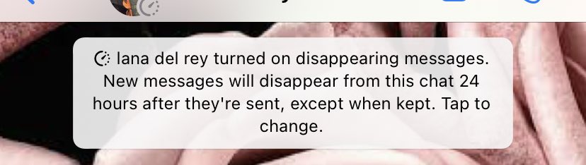 oversharing level: tiba2 ngidupin disappearing messages😭😭😭