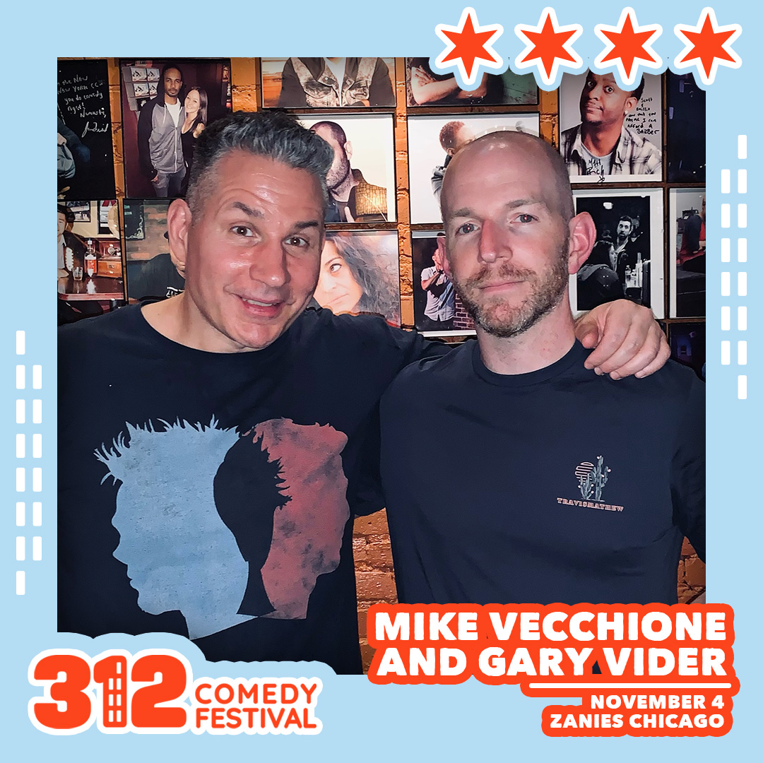 🎙️ 312 COMEDY FESTIVAL SHOW Comedians @ComicMikeV and @GaryVider are joining forces for one night only on November 4! See them both on stage as a part of the @312ComedyFest--> bit.ly/312Fest_Mike-G…