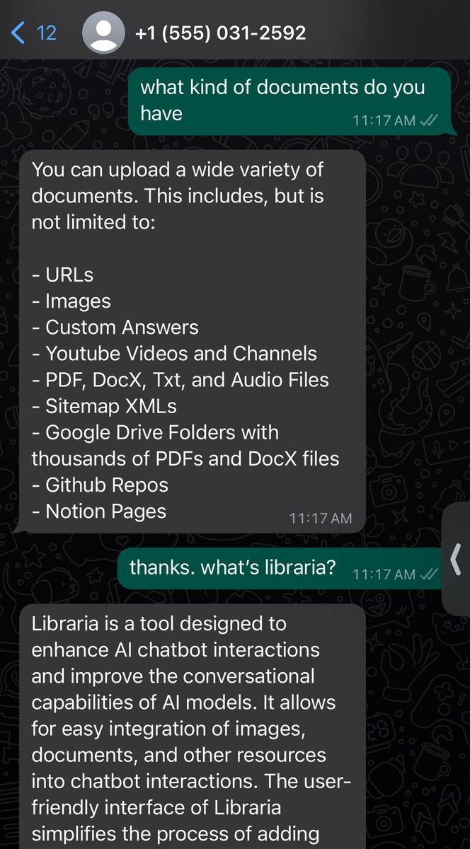 Libraria AI tweet media