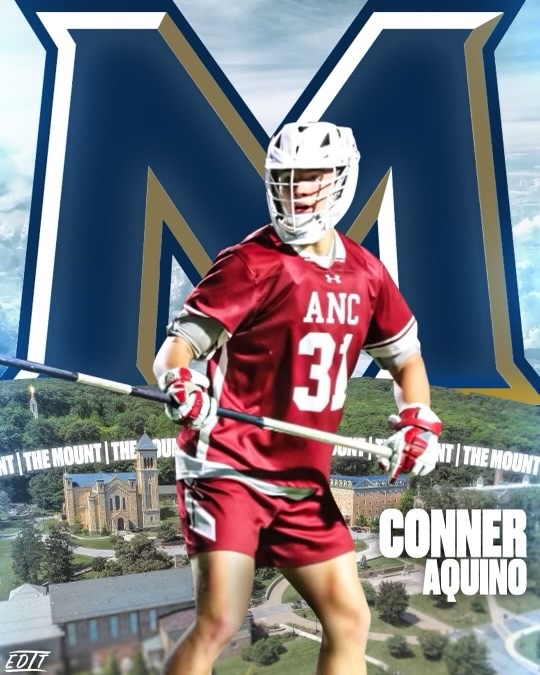 Conner Aquino (@conneraquino1) on Twitter photo I am excited to announce my D1 commitment to Mount St. Mary’s. I want to first thank God, family, friends and coaches for helping me on this journey. I look forward to continuing my academic and athletic career at the Mount. <a href="/Mount_MLAX/">Mount St. Mary's Men's Lacrosse</a> I am excited to announce my D1 commitment to Mount St. Mary’s. I want to first thank God, family, friends and coaches for helping me on this journey. I look forward to continuing my academic and athletic career at the Mount. <a href="/Mount_MLAX/">Mount St. Mary's Men's Lacrosse</a>