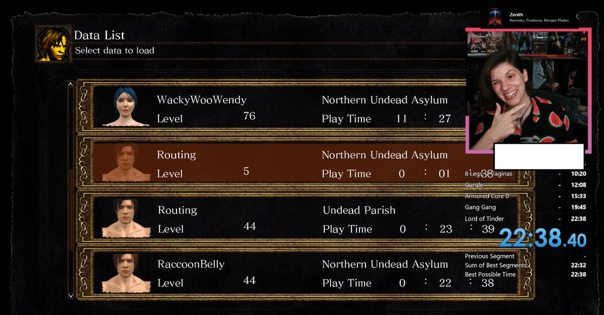 DS1 Any% 22:38 after just FOUR FREAKING DAYS of running it! I am fucking blown away, sub 22 next 💪