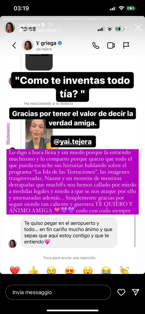 Cristianofans85's tweet image. Y ahora que Naomi siga haciéndose la asustadiza con Yiya cuando ella es 100 veces peor. Sus defensores son unos cínicos si las palabras de Keyla fueran falsas no crees que alguien de la isla, alguien!!! Ya le hubiera contestado a sus stories?  #GHVIP22O