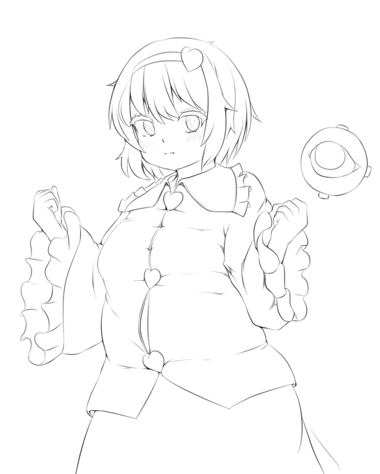 これは表紙になる予定のさとり様です 