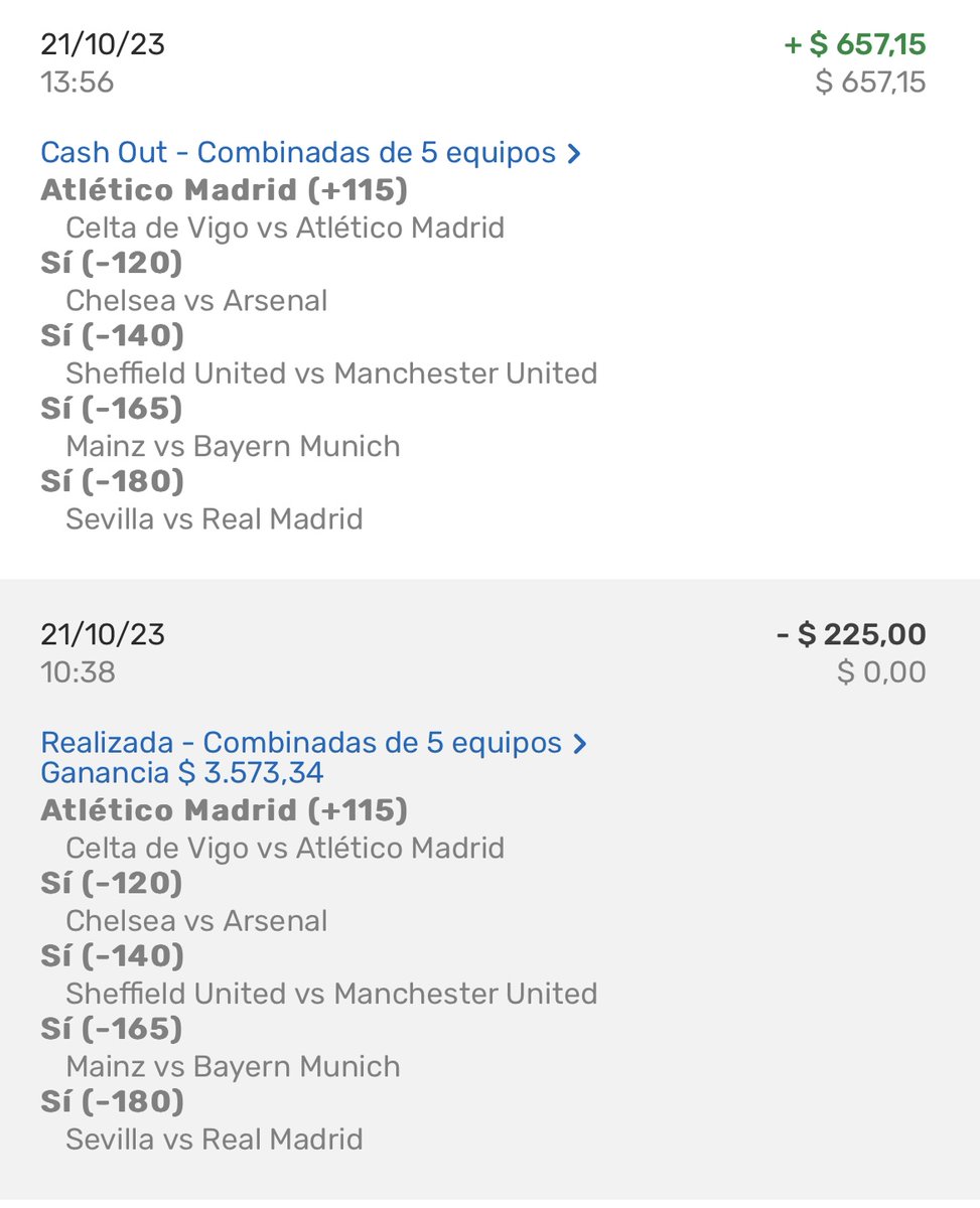 UnTal_Veroes's tweet photo. @chaaavi_ Ay amigo la que me pasó ayer, me retiro con 657$ y al final se me dieron todos los resultados era pa 3.573.34 😩 https://t.co/aSMeOnvKWd