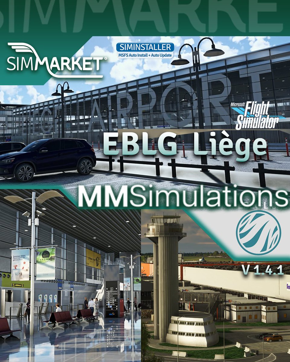 simflight's tweet photo. MM Simulations - EBLG Liège Airport MSFS Update 1.4.1 and SIMMARKET Sale up to 40% OFF
https://t.co/992mNRJvNB

#flightsim #SIMMARKET #EBLG #Liege #Belgium #Europe #MMsimulations #MSFS2020 #MicrosoftFlightSimulator #flightsimulator #avgeek #aviation #Airport #simming https://t.co/gb2NBQumJZ