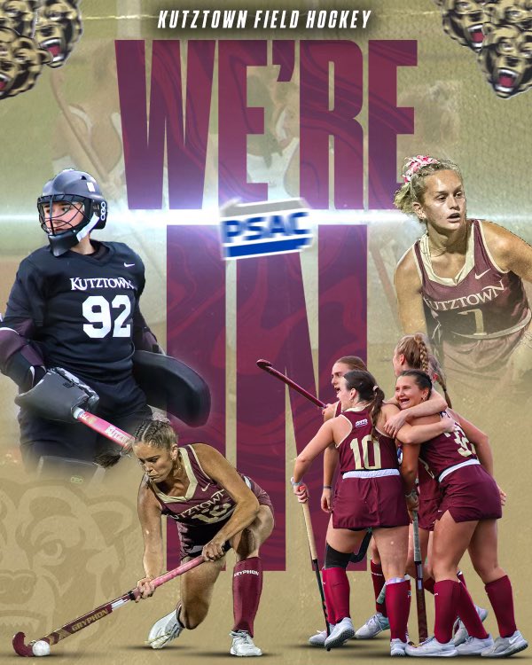 KUFieldHockey's tweet photo. PSAC PLAYOFF BERTH CLINCHED ✅
So much more work to do. Big goals. https://t.co/giGPj4fpUP