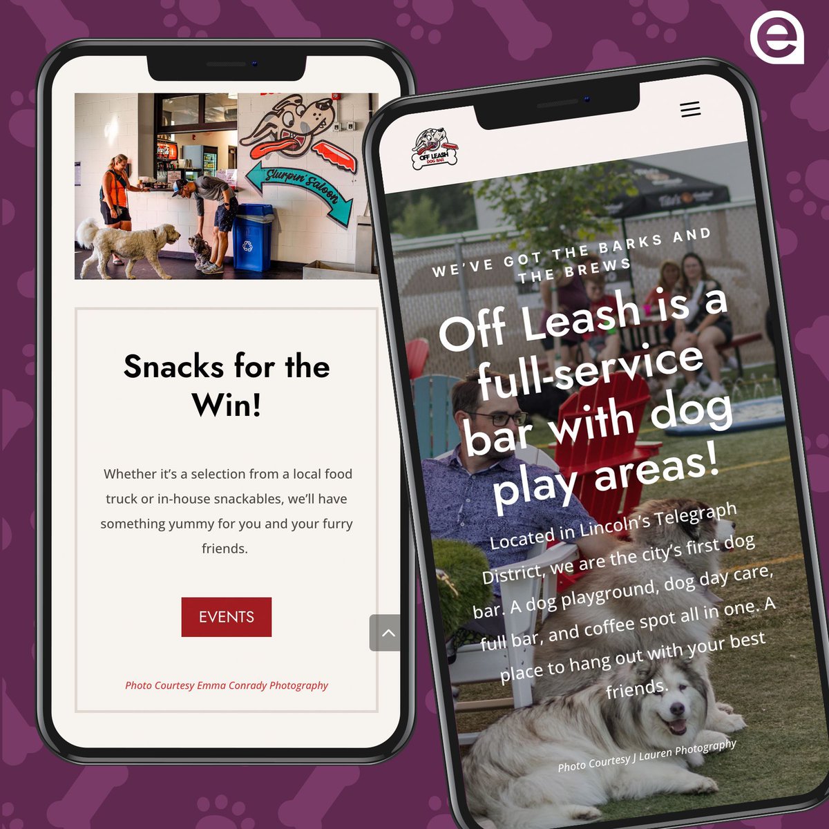 ebbekadesign's tweet photo. Grab your favorite four-legged friend 🐶 and head over to Off Leash Dog Bar to celebrate National Make a Dog’s Day today!  Don't forget to check out their pawsome website we designed to plan your visit in advance and stay up to date with their latest events and offerings. https://t.co/GMHeQDeAAZ
