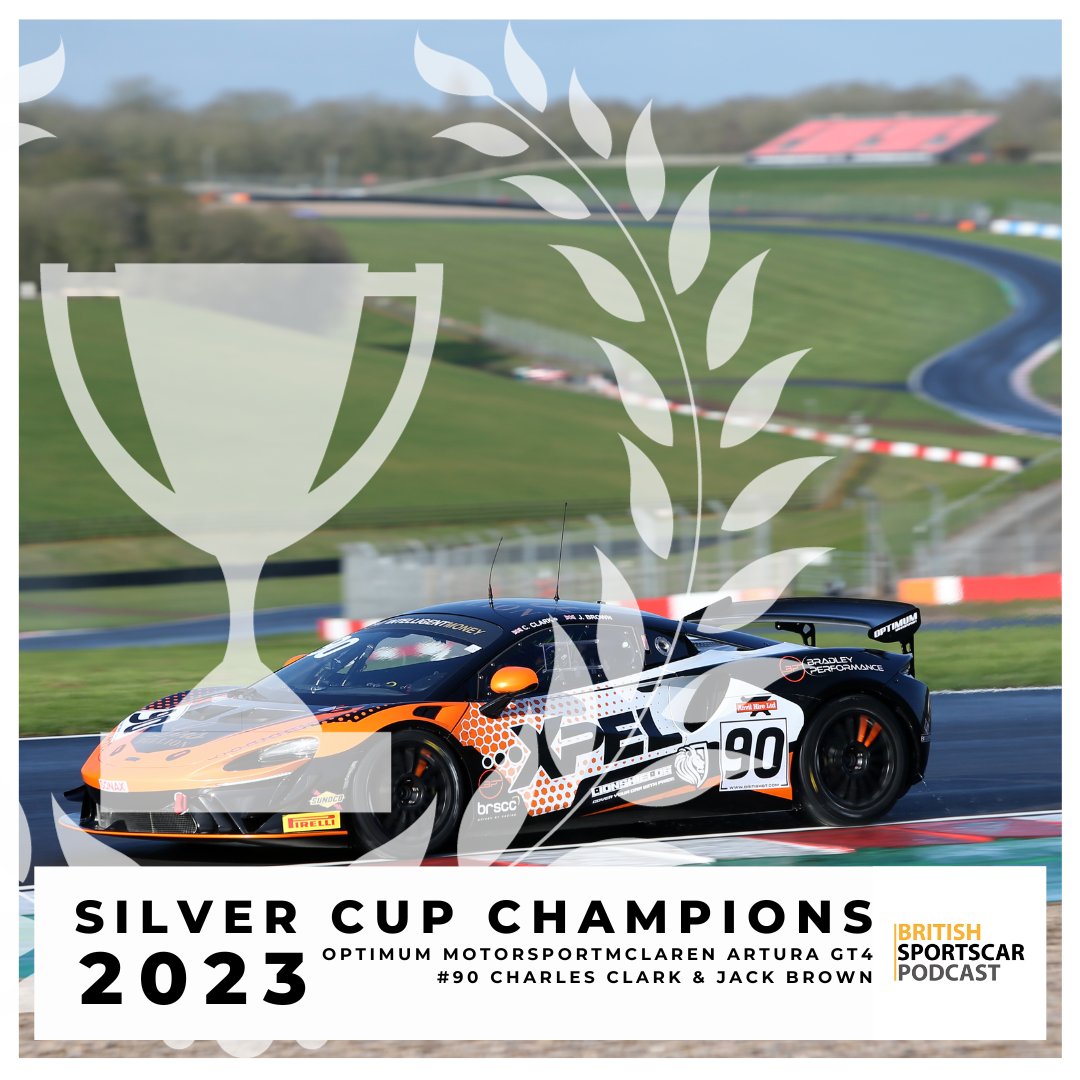 BritSCPodcast's tweet photo. Congratulations to @OptimumMSport #90 #CharlesClark #JackBrown @BritishGT #GT4 #SilverCup #Champions! https://t.co/souusEp7gD