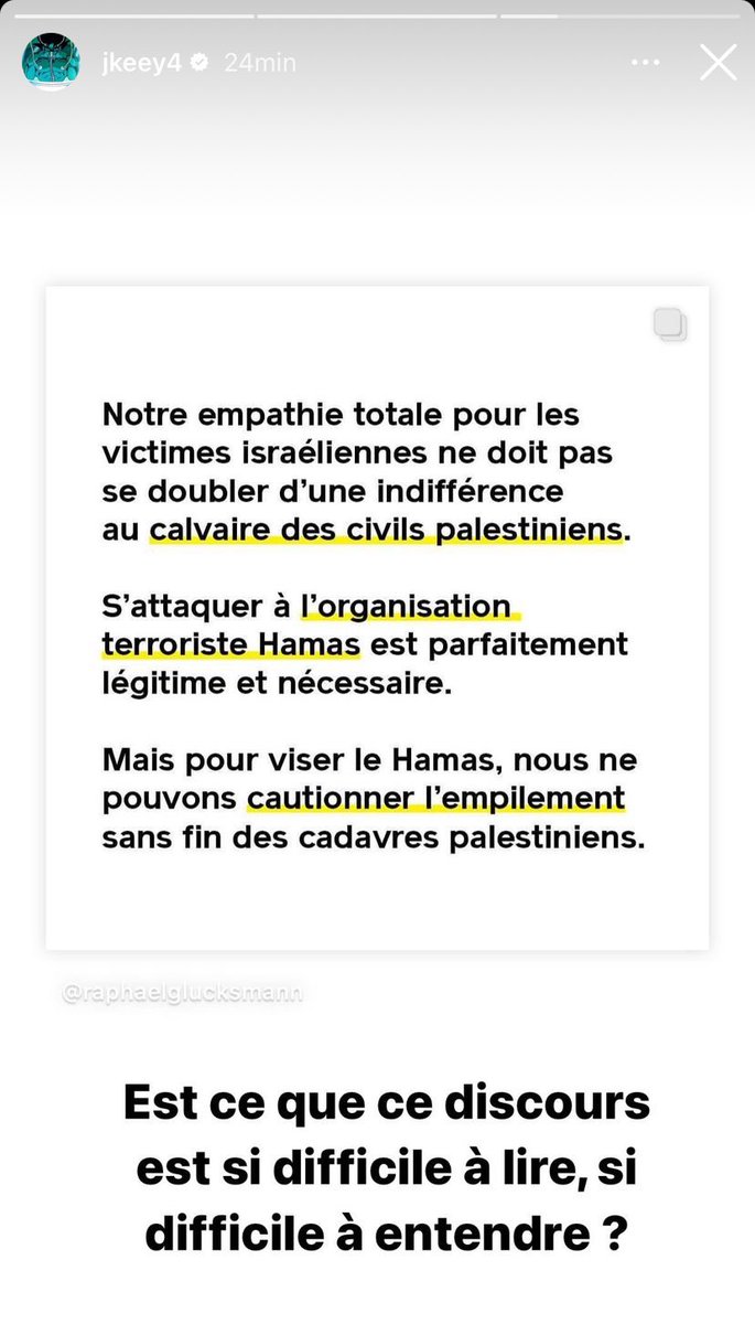 lnstantFoot's tweet photo. 🚨🇵🇸 Jules Koundé maintient son soutien inconditionnel envers la Palestine et le peuple palestinien en story Instagram.

Via un post, le joueur précise que les civils palestiniens décédés sont aussi légitimes d’être considérés et que nous devons avoir une pensée pour eux. 

Il ne cautionne également pas les agissements du Hamas, la qualifiant de « organisation terroriste ».