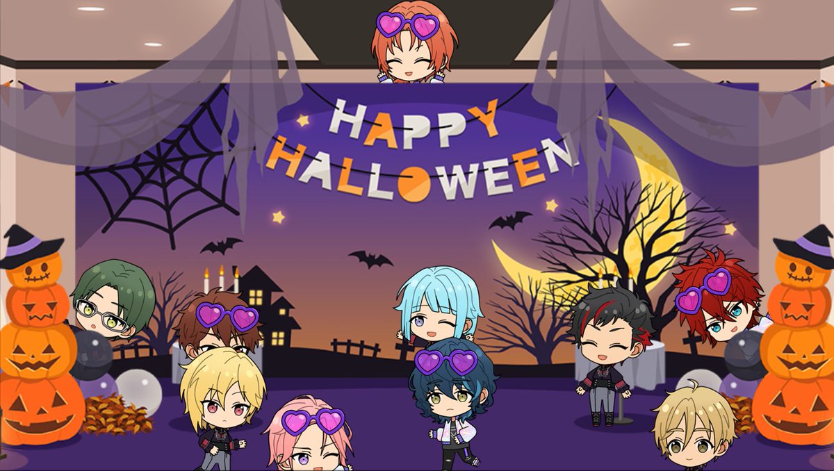 Trick &amp; Treatなアイドルたちの
仮装パーティーを撮影！📷🎃

今日は【合計10人】のアイドルの撮影に成功したよ💫

#あんスタハロウィン2023 #あんスタ